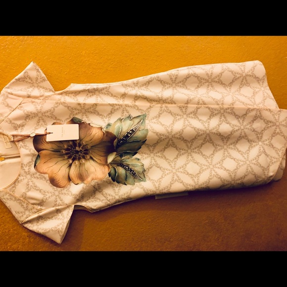 Ted baker london Laila floral cap sleeve dress - Picture 3 of 8